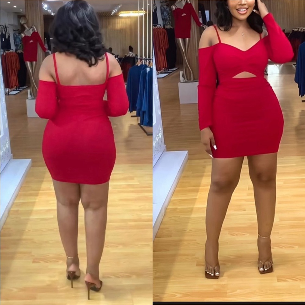 Red dress